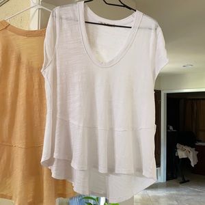 Free People sweetness tee WHITE size M